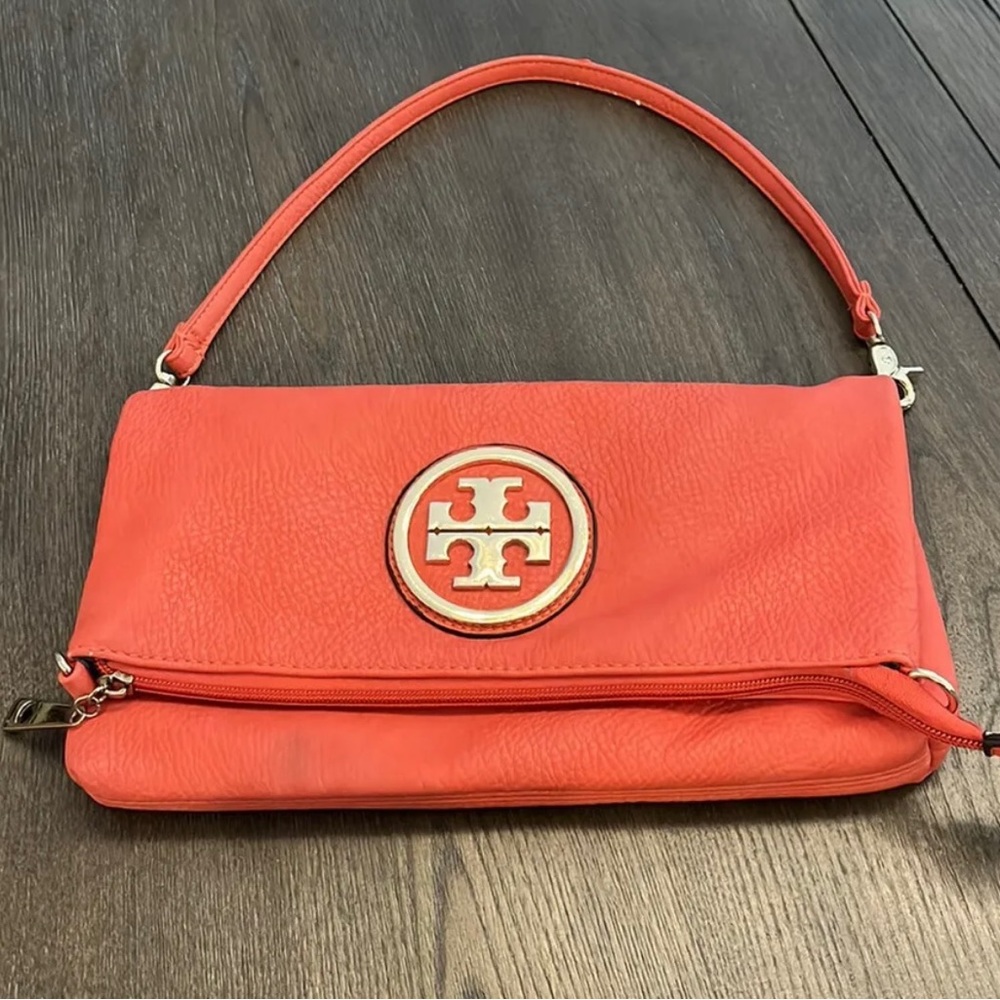 Tory birch coral hand bag